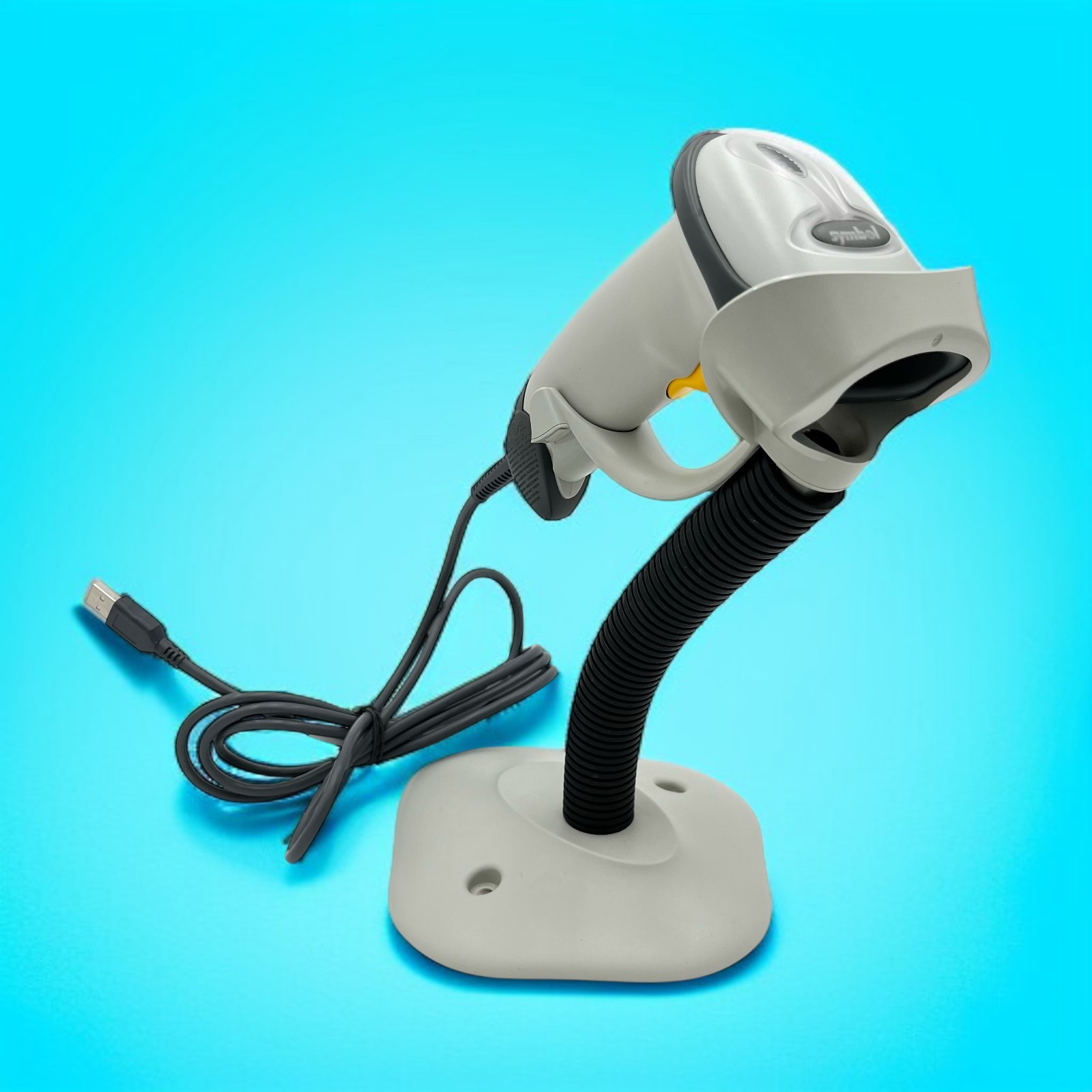 Symbol LS2208 Barcode Scanner Laser POS Handheld USB With Stand LS2208-SR20001