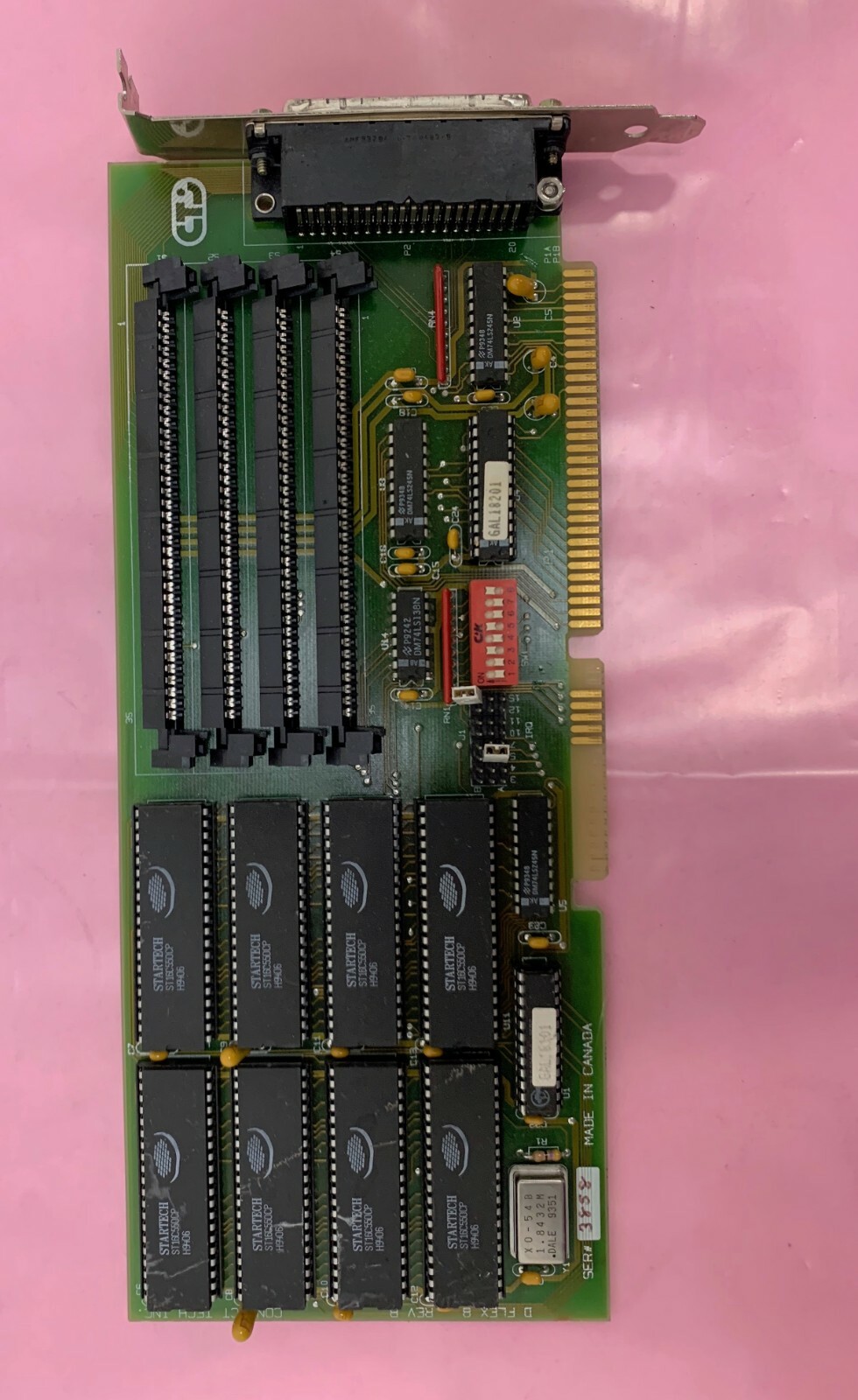 CONNECT TECH INC D FLEX 8 REV B INPUT OUTPUT I/O BOARD ISA PC CARD INTERFACE