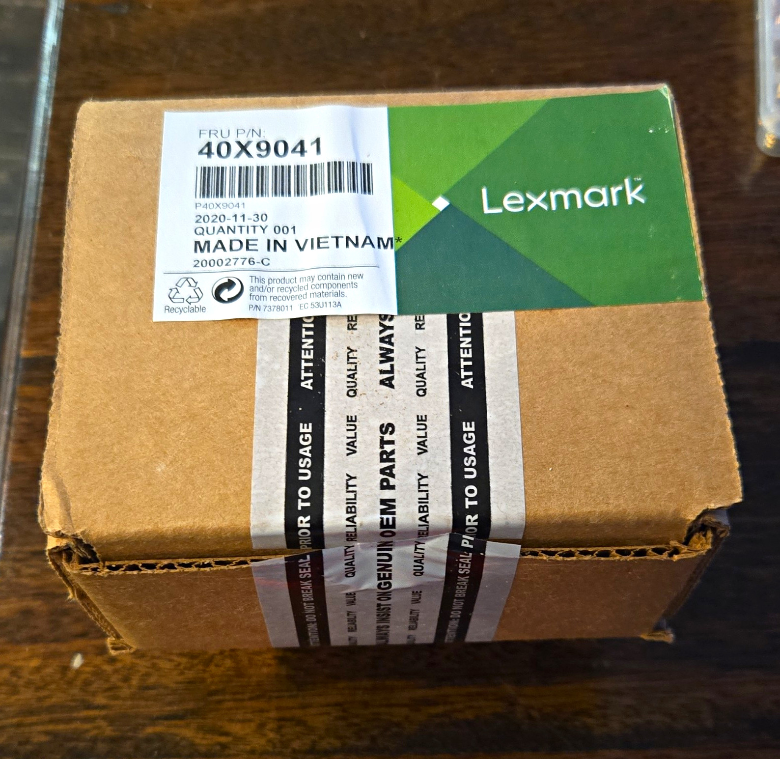 Lexmark 40X9041 Fan Fuser ADF