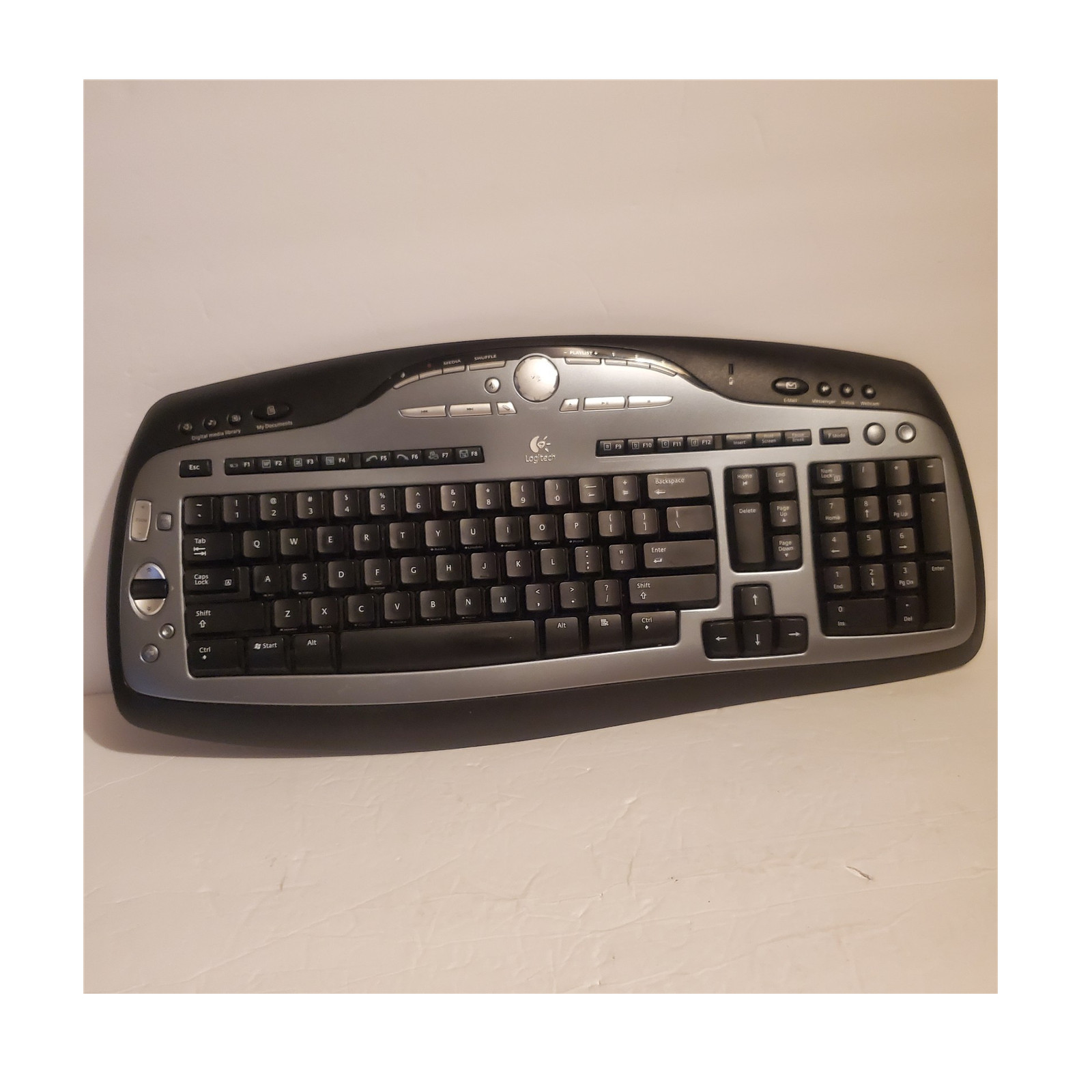 Logitech Cordless Desktop MX3000 Wireless Keyboard Black QWERTY Multimedia 