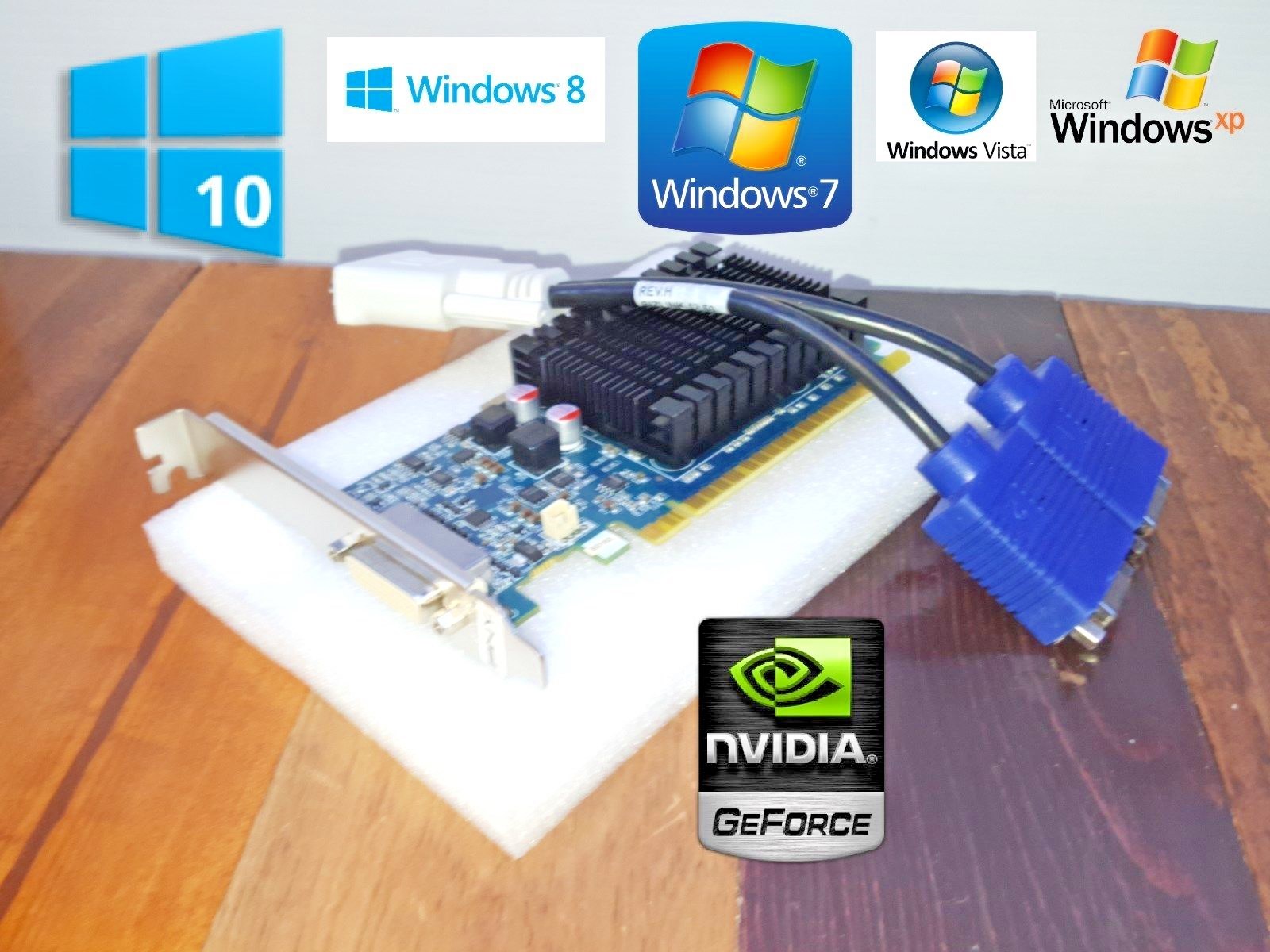 Dell Precision R5400 T3500 T7500 T9500 1GB GEFORCE Dual VGA Monitor Video Card 