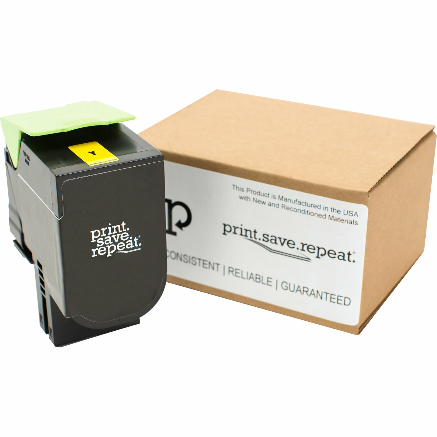 Print.Save.Repeat. Lexmark 801HY Yellow Toner Cartridge CX410, CX510 [3K Pages]
