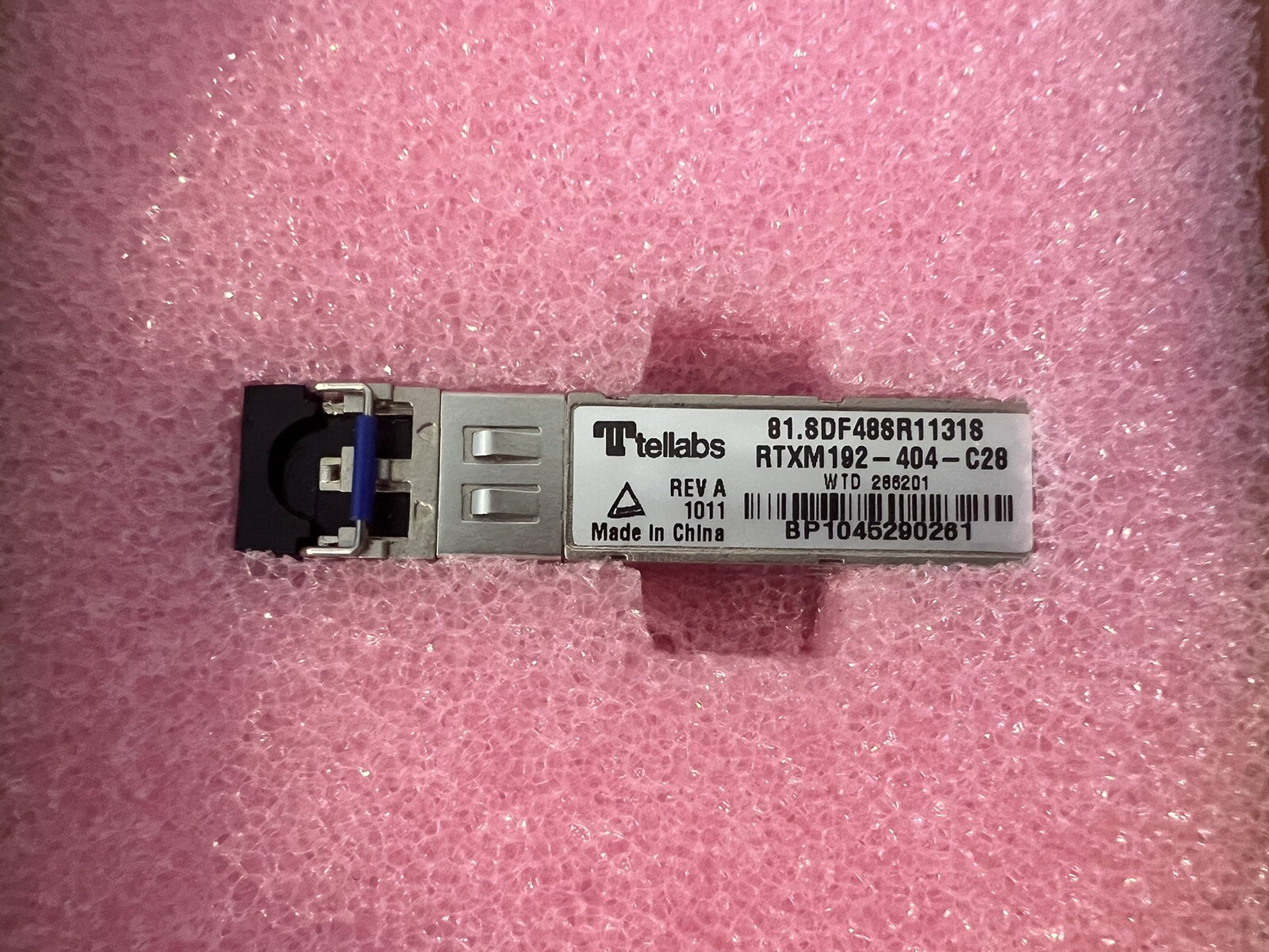 TELLABS 81.SDF48SR1131S SPF+ RTXM192-404-C28 Rev A