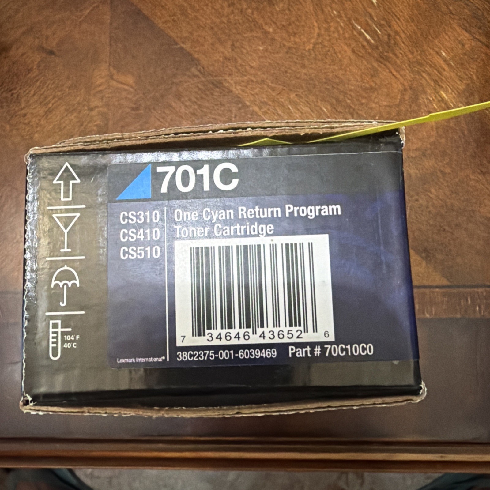 Good for Lexmark 70C10C0 Cyan Return Program Toner