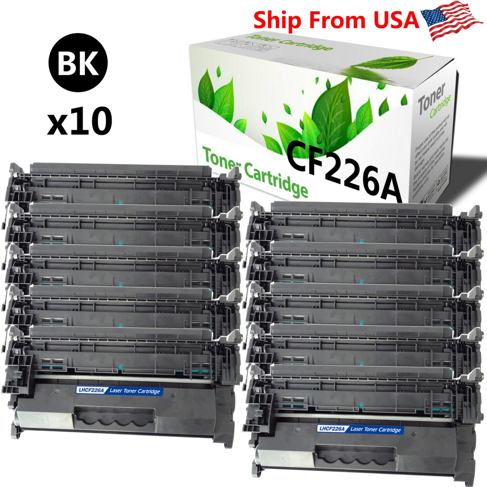 10 PCS CF226A 226A Toner Cartridge for Pro MFP M426dw M426fdw