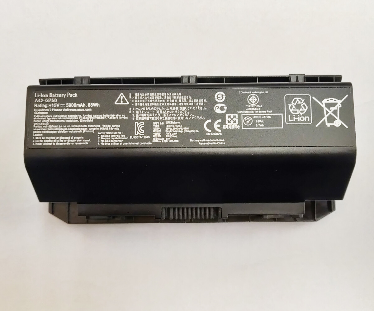 REPLACEMENT A42-G750 Battery for ASUS ROG G750 G750J G750JM G750JW G750JX 15V