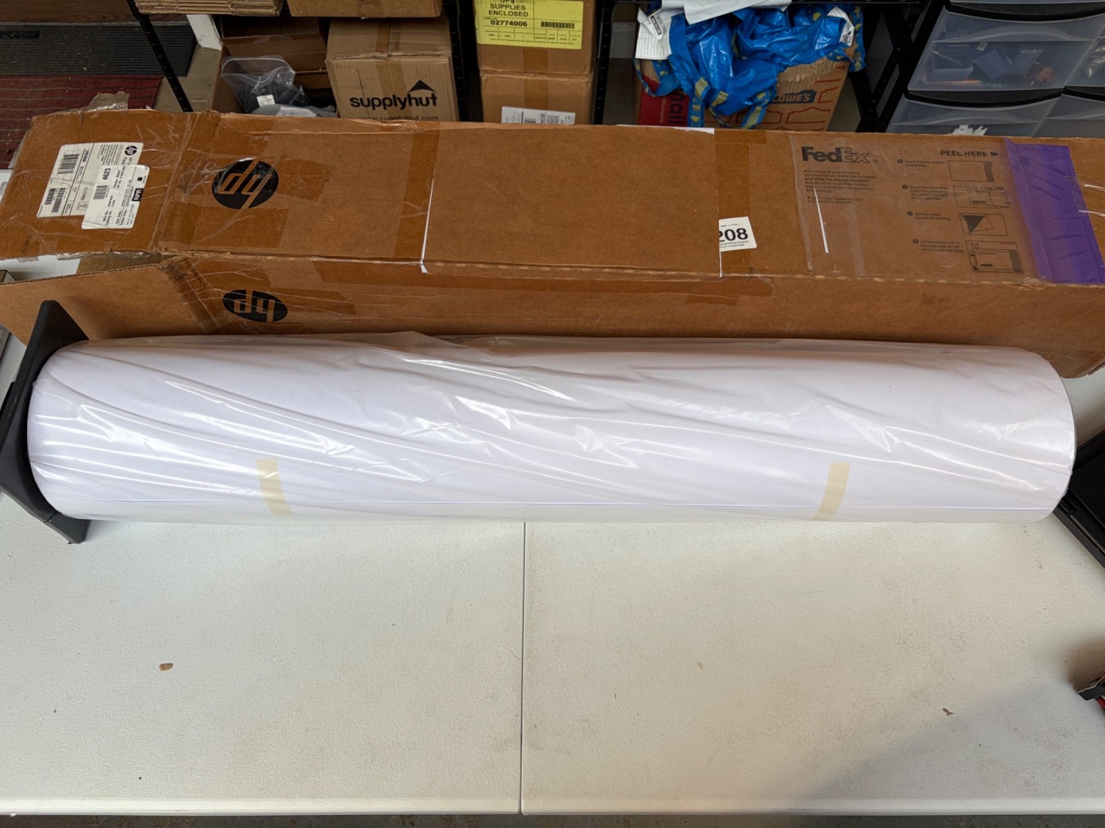 As-is HP Universal Bond Matte Paper Roll - 36 Inches X 500 Feet - 4.2 L4L08A