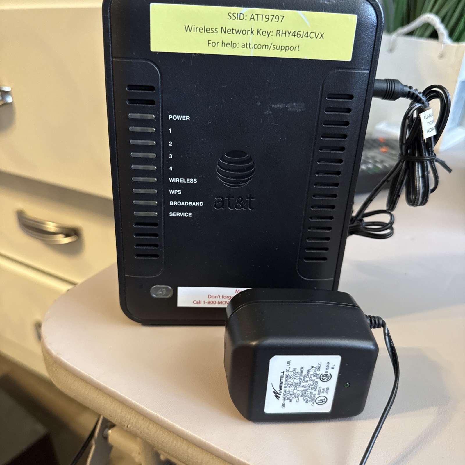 WESTELL 7500 WIRELESS ROUTER