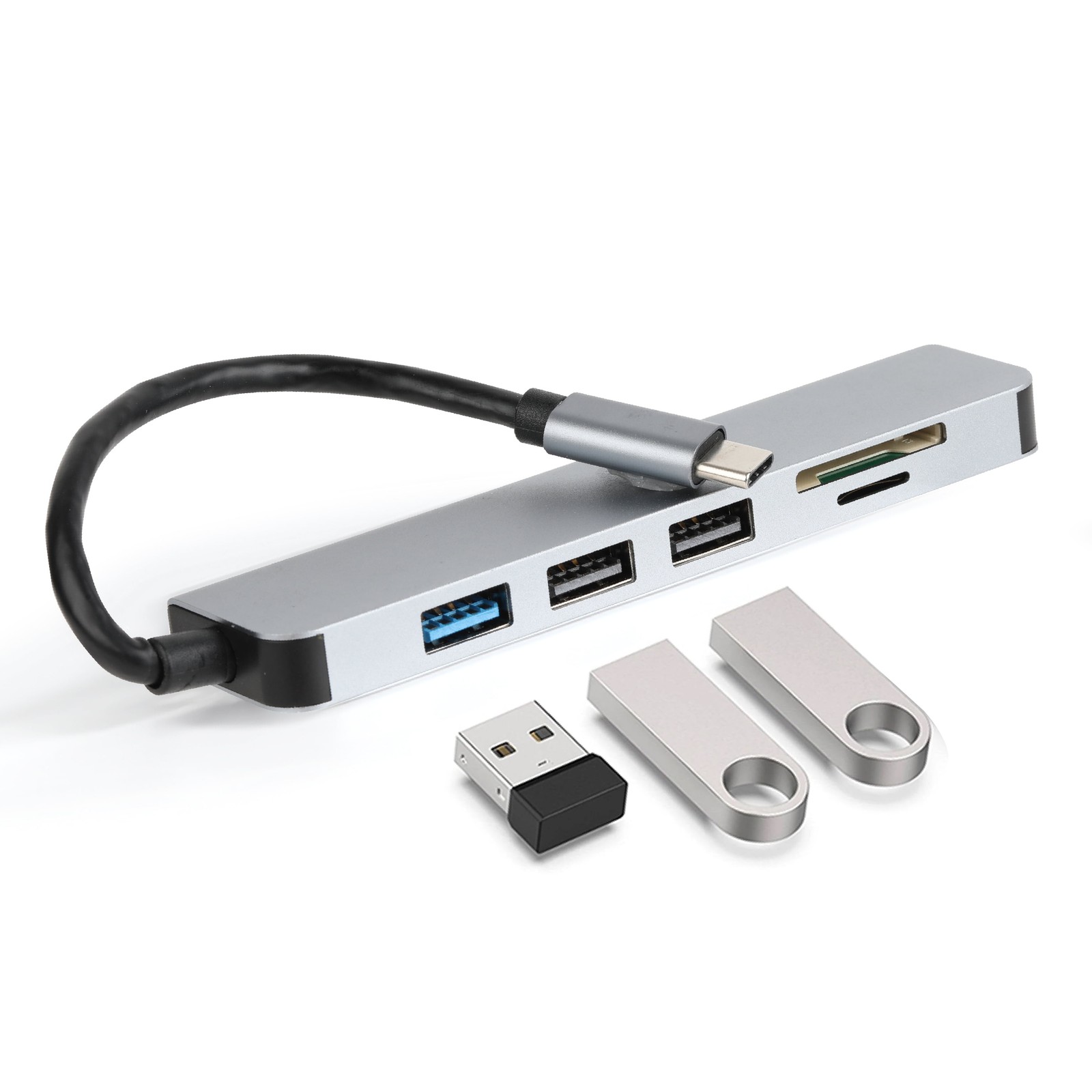 Vivitar Multi-Port USB Hub with SD, Micro SD, and HDMI