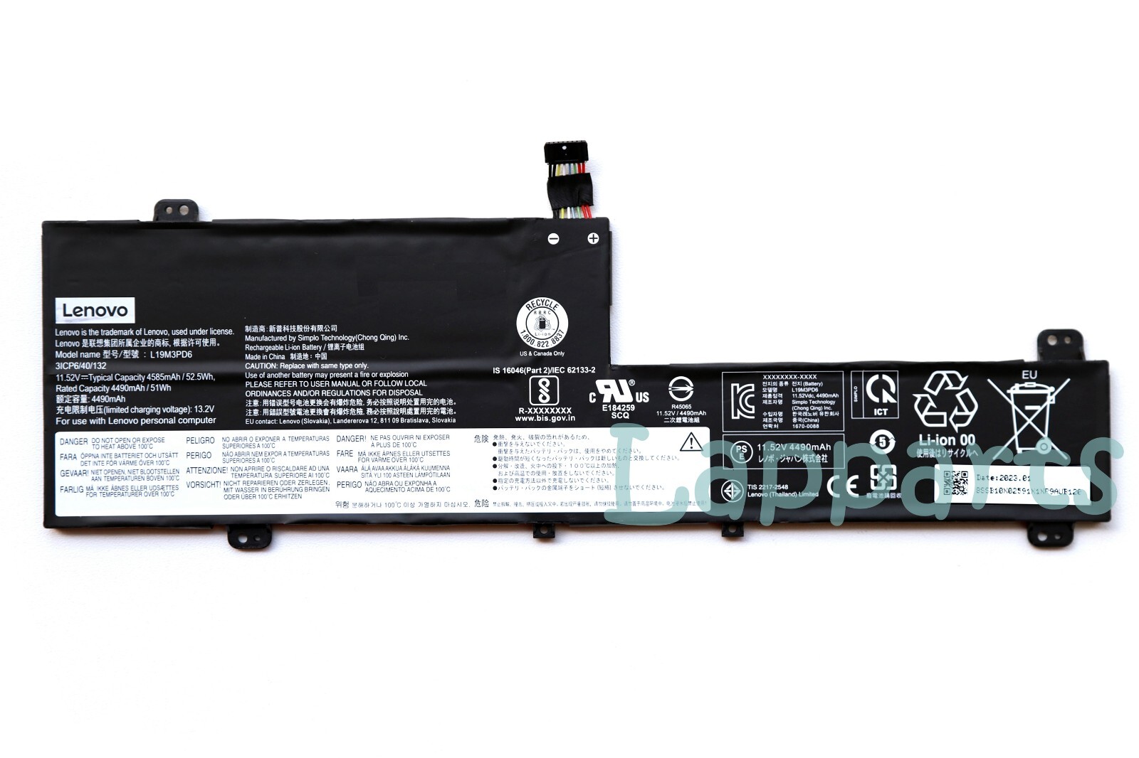 New Genuine L19L3PD6 L19M3PD6 L19C3PD6 Battery for Lenovo IdeaPad FLEX 5-14 5-15