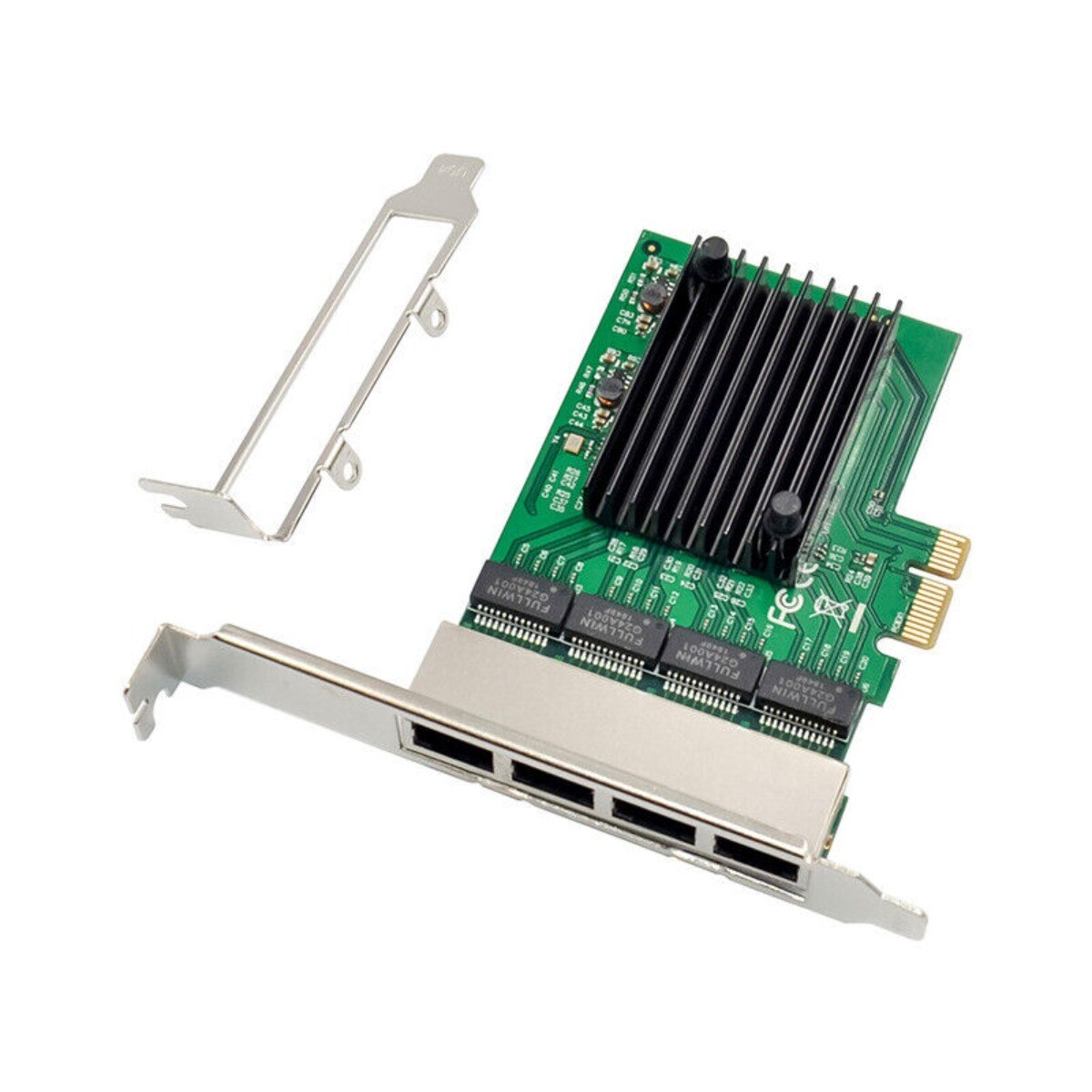 PCI-E x1 4Ports Gigabit Server Network Card 1000M LAN Ethernet NIC RTL8111F Chip