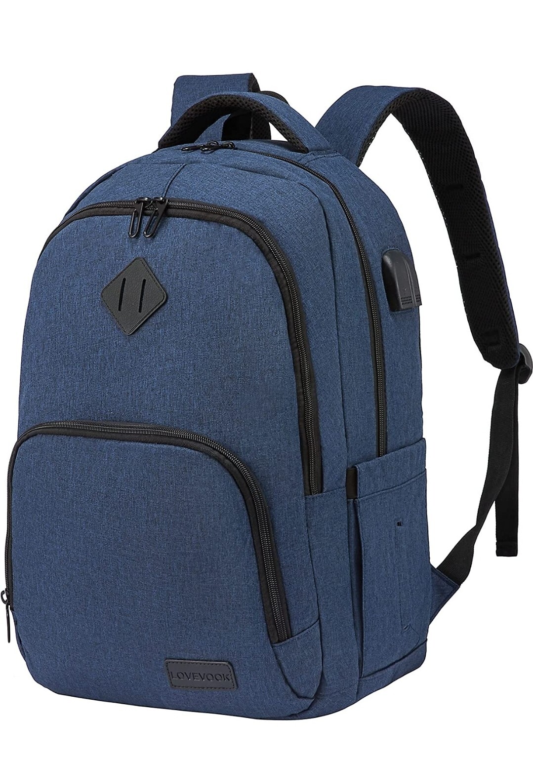 Laptop Backpack, Classic 17 Inch Large Capacity Water 17 Inch, Black 