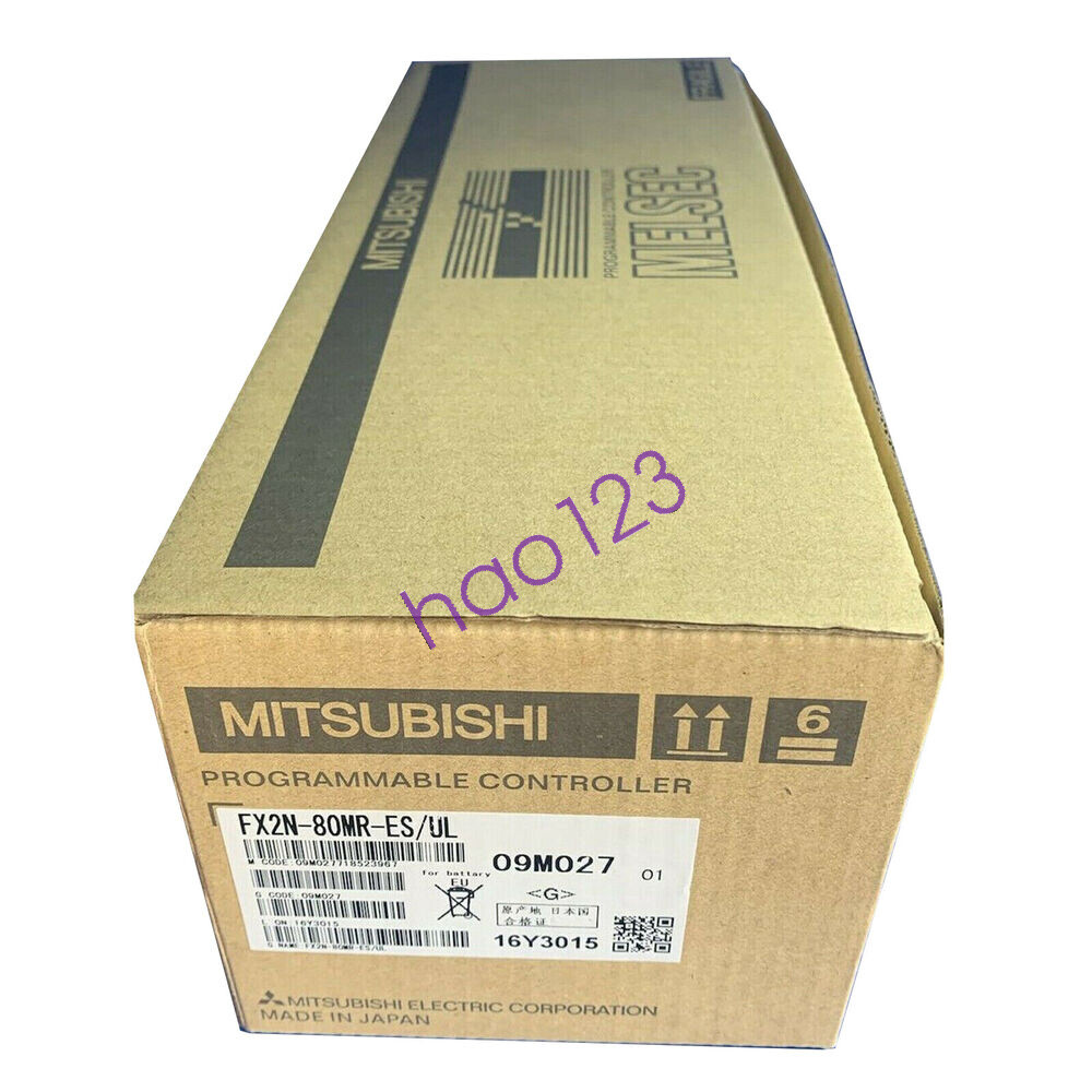 Mitsubishi Melsec FX2N-80MR-ES/UL Programmable Logic Controller UPS/FedEx NEW
