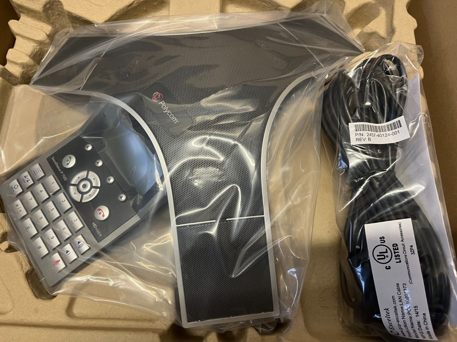 Polycom SoundStation IP 7000 VoIP Telephone Conference Phone 2200-40000-001 - New