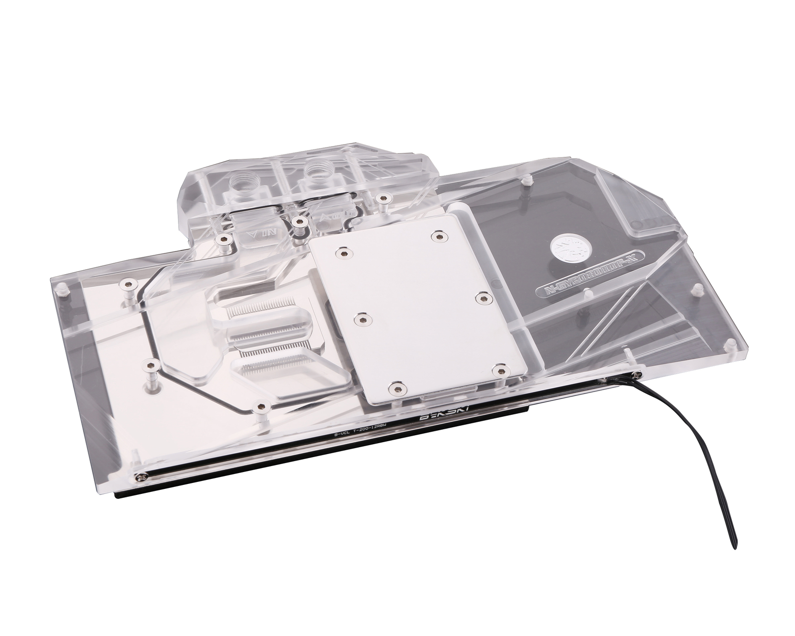 Bykski Full Coverage GPU Water Block for GALAX RTX 2080 HOF - Clear W/ RBW (N...