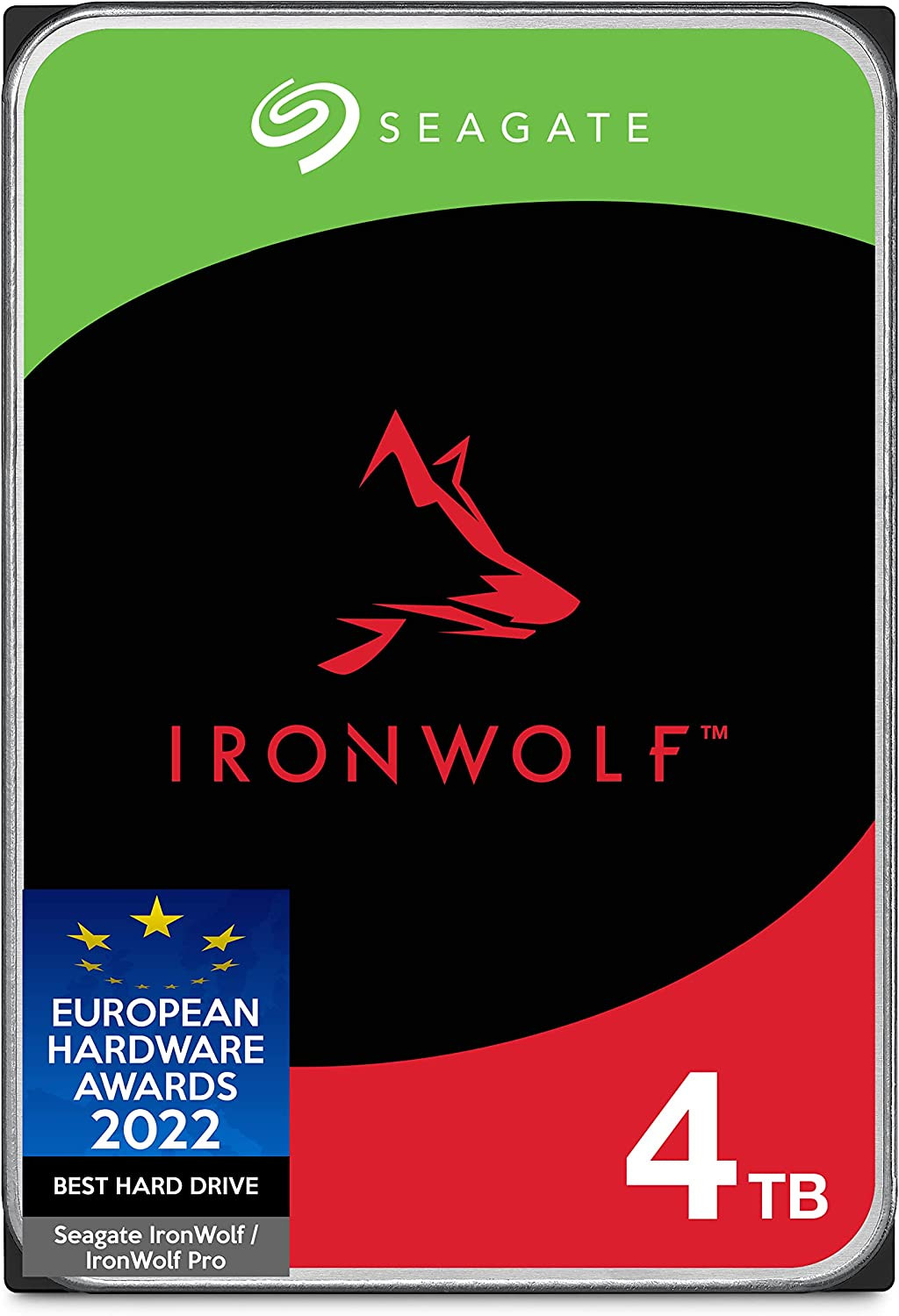 Seagate Ironwolf 4TB NAS Internal Hard Drive HDD – CMR 3.5 Inch SATA 6Gb/S 5900