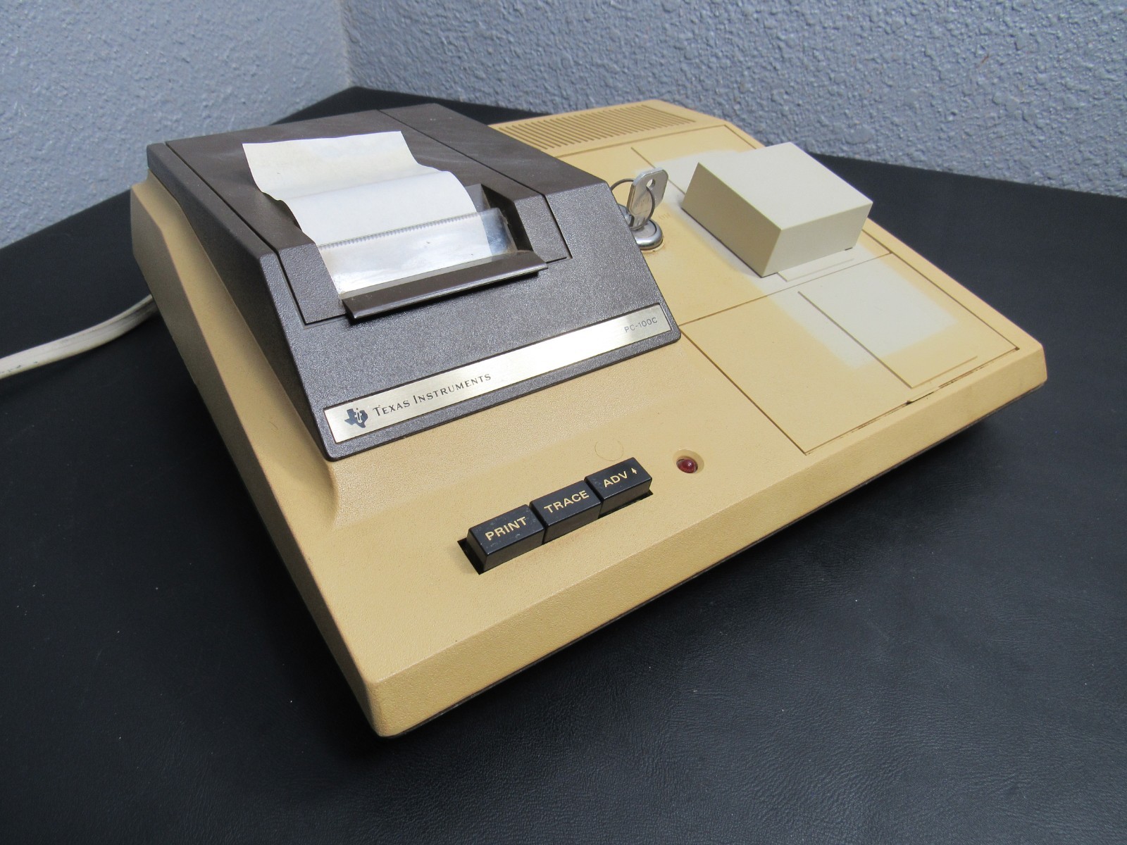 Texas Instruments PC-100C Thermal Print Security Cradle - UNTESTED Powers On