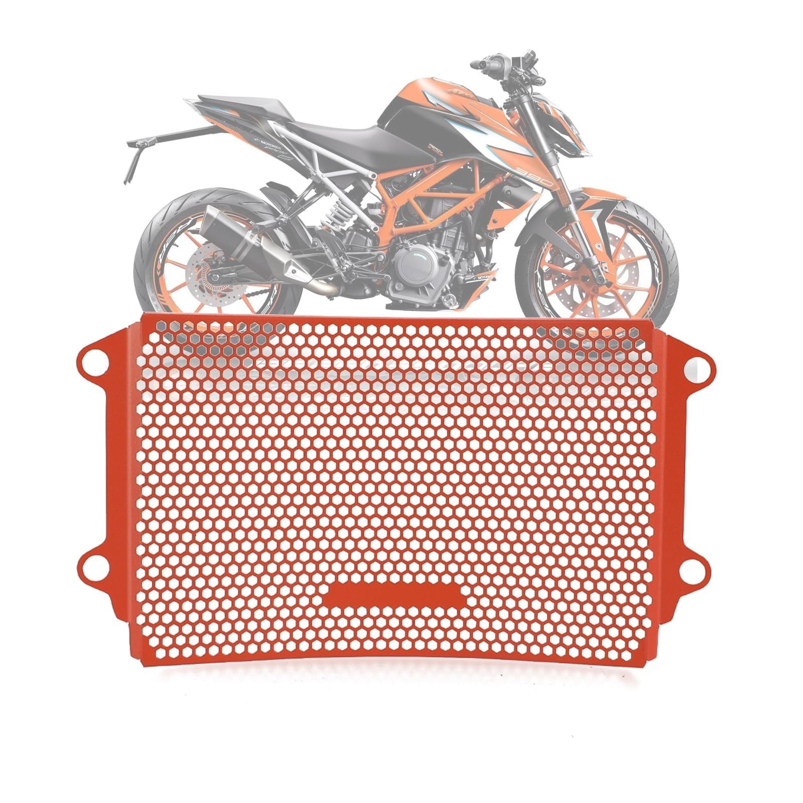 Radiator Grille Guard Cover Compatible with Duke 390 2024+ Radiator Guard-A