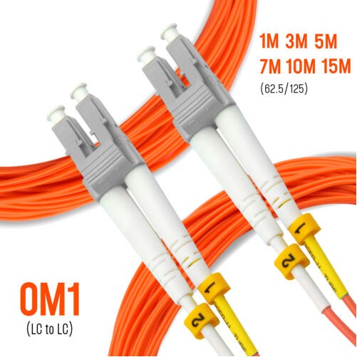Startech FIBSTST1 1M MULTIMODE FIBER OPTIC CABLE OM1 ST/ST 10G LSZH FIBER CABLE