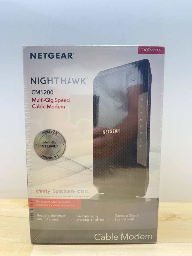 NETGEAR Nighthawk CM1200 Multi-Gig Speed Cable Modem DOCSIS 3.1 New