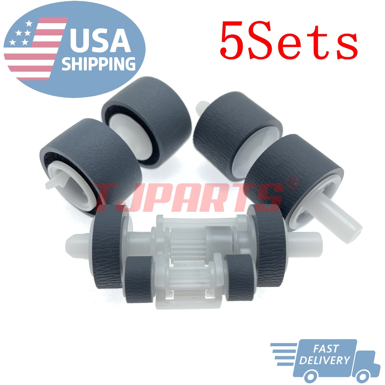 5X Scanner Brake Feed Pickup Separation Roller for Epson DS-510N DS-520N DS-560N