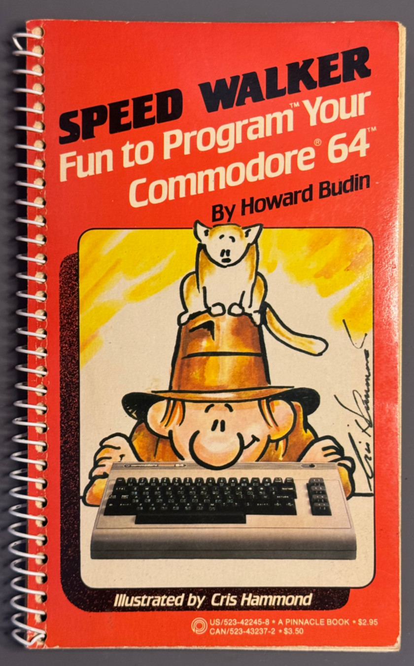 (G+) Speed Walker Fun To Program Your Commodore 64 C64 1st Print Book