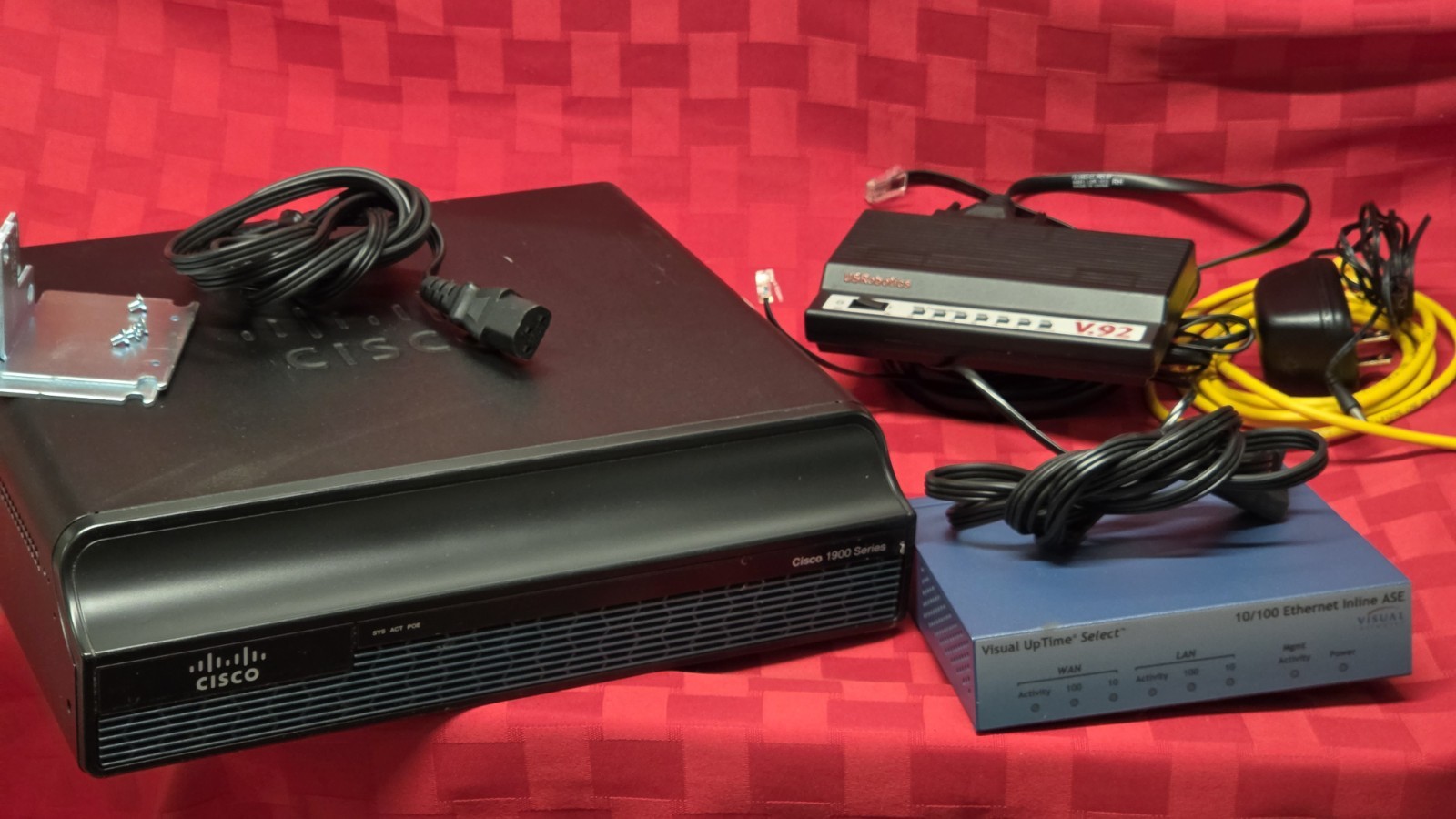 Cisco 1941/K9 Router NetScout 807-0122 ASE USRobotics V.92 Network Lot