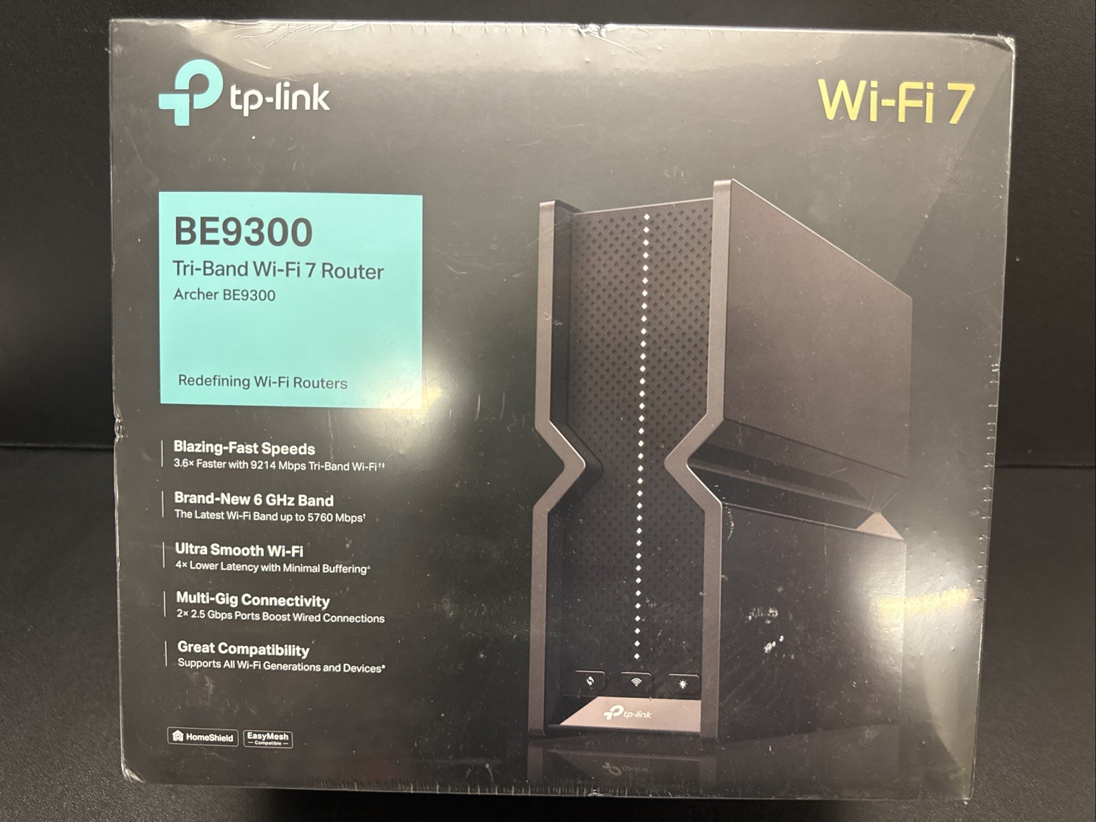 TP-Link Archer BE9300 Router | Tri-Band WiFi 7 Wireless Router | up to 9.2 Gbps