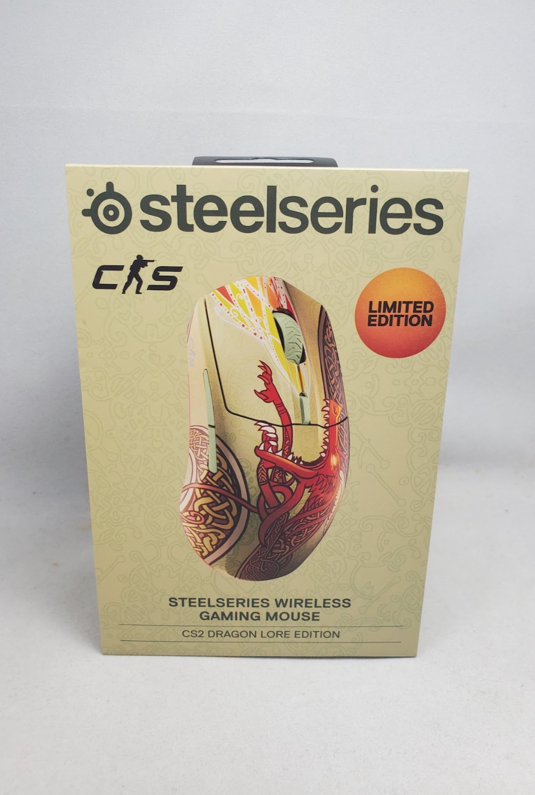 Steelseries CS2 Dragon Lore Edition Wireless Gaming Mouse Limited Edition NEW