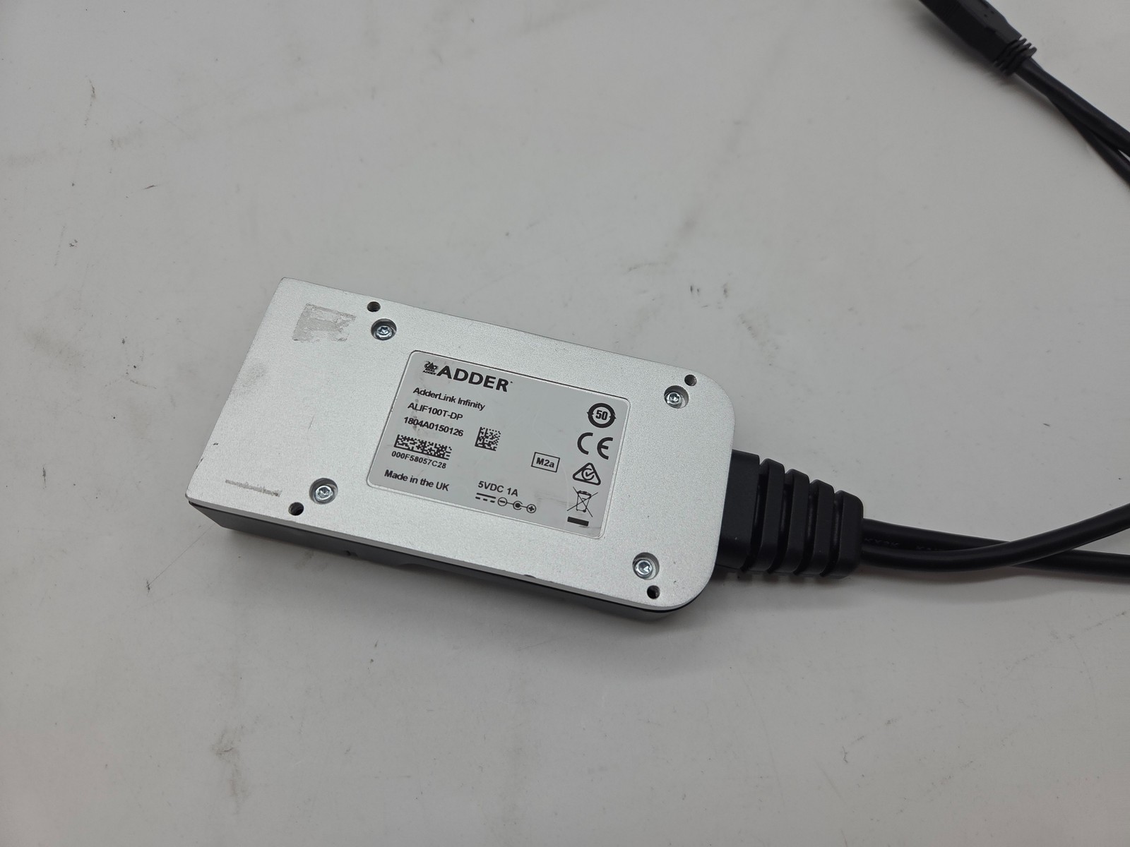 Adder ALIF101T-DP ADDERLink INFINITY DisplayPort USB KVM Dongle - NO - FREE S/H