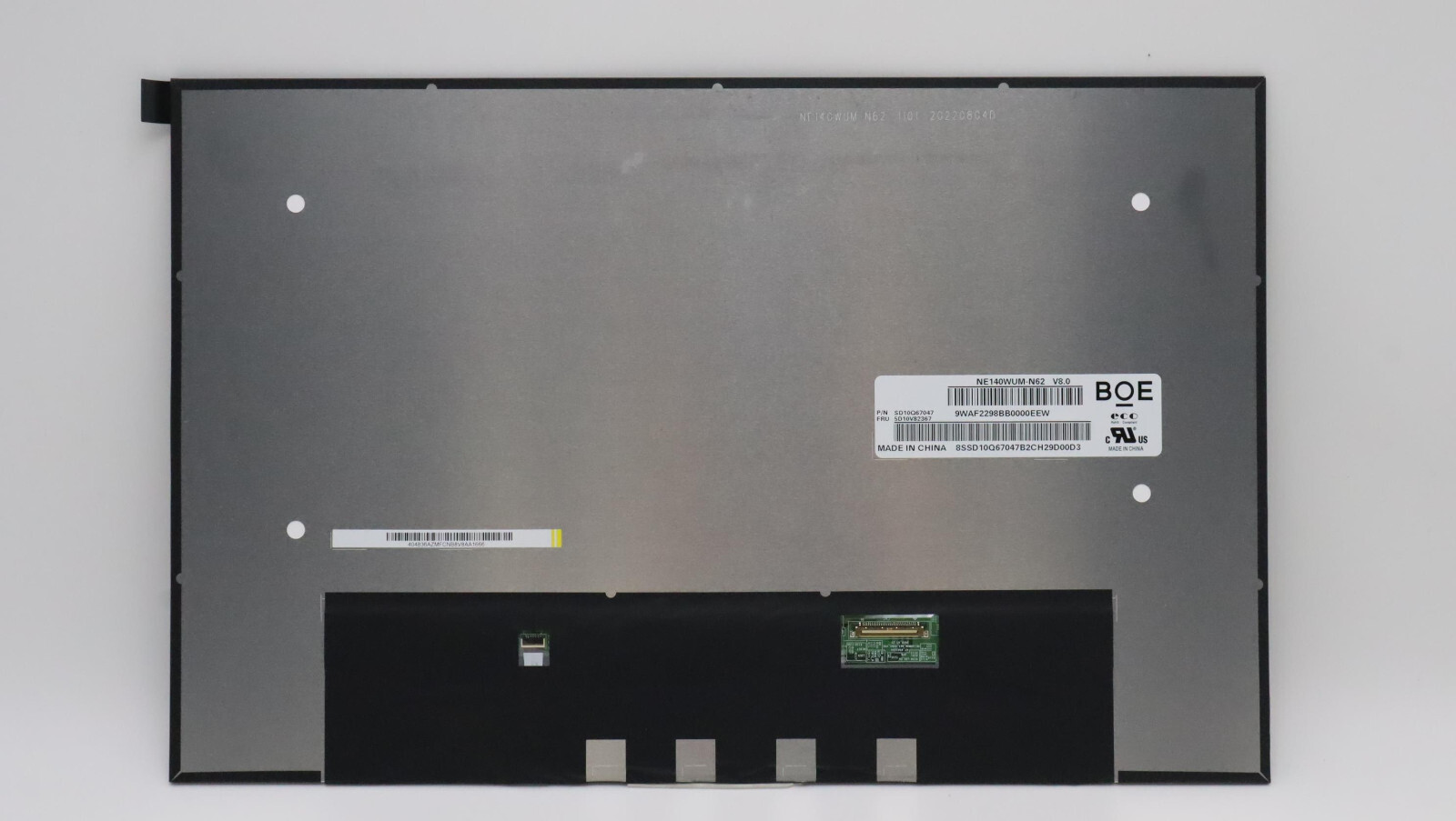14" WUXGA LCD Screen NE140WUM-N62 V8.0 PN SD10Q67047 LP140WU1-SPB1