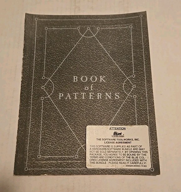 Book of Patterns For The Game Loom Rare Collectible Video Game Resource Vintage