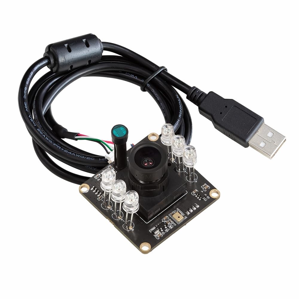 1080P Day & Night Vision USB Camera for Computer, 2MP Automatic IR-Cut Switch...