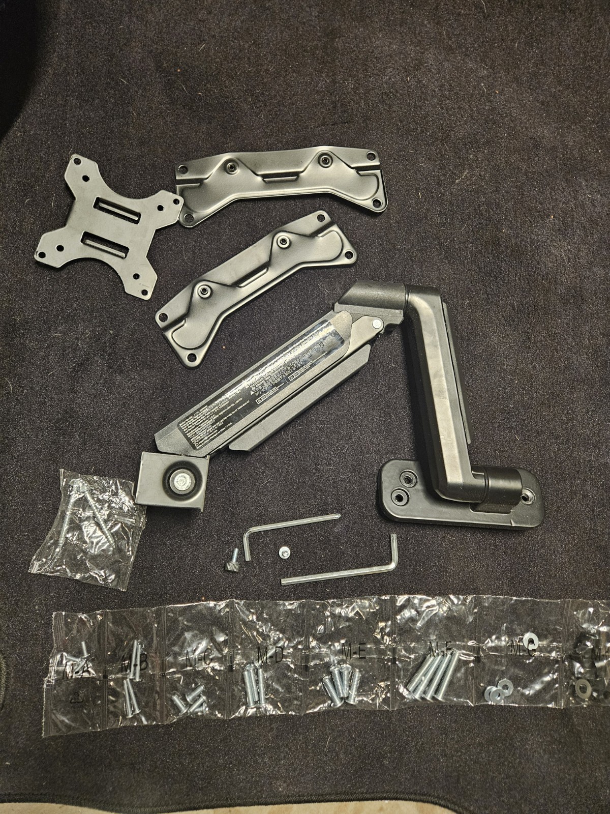 ELIVED Heavy Duty Adjustable Monitor Wall Mount YD1010-B2 VESA