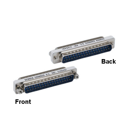 Kentek Mini DB37 37Pin Male/Male Adapter Coupler RS-423 for PC Expansion Boards