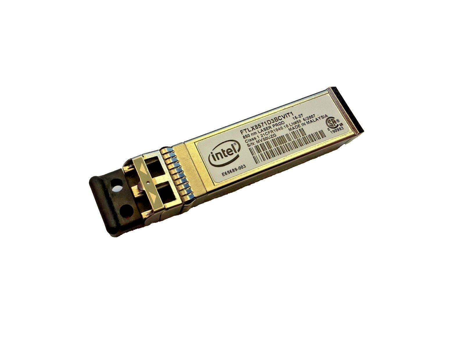Intel E10GSFPSR Ethernet SFP SR Optics Transceiver Module