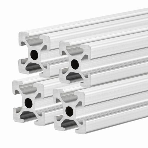 QTY4 EXTRUDED ALUMINUM 2020 FRAME 6 X 460 MM T-SLOT RAIL BEAM EXTRUSION 3D PRNTR