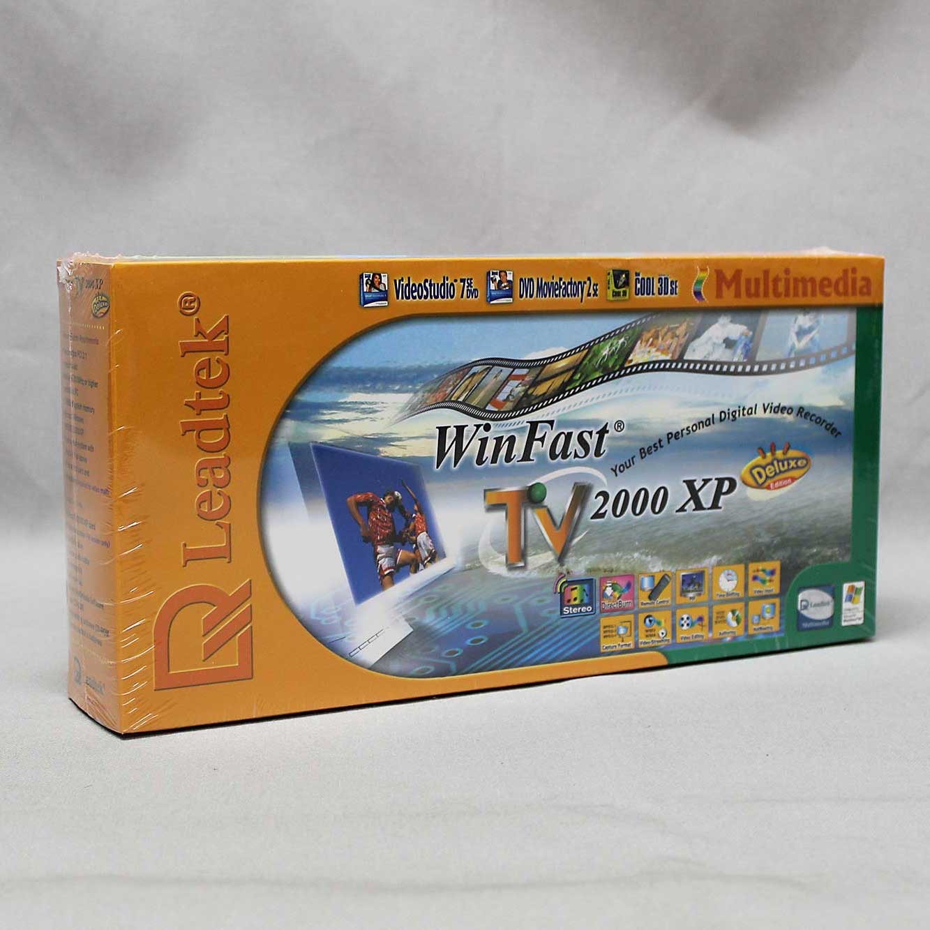 Leadtek WinFast TV2000 XP Deluxe TV Tuner PCI NTSC MTS FM NIB Sealed Retro PC