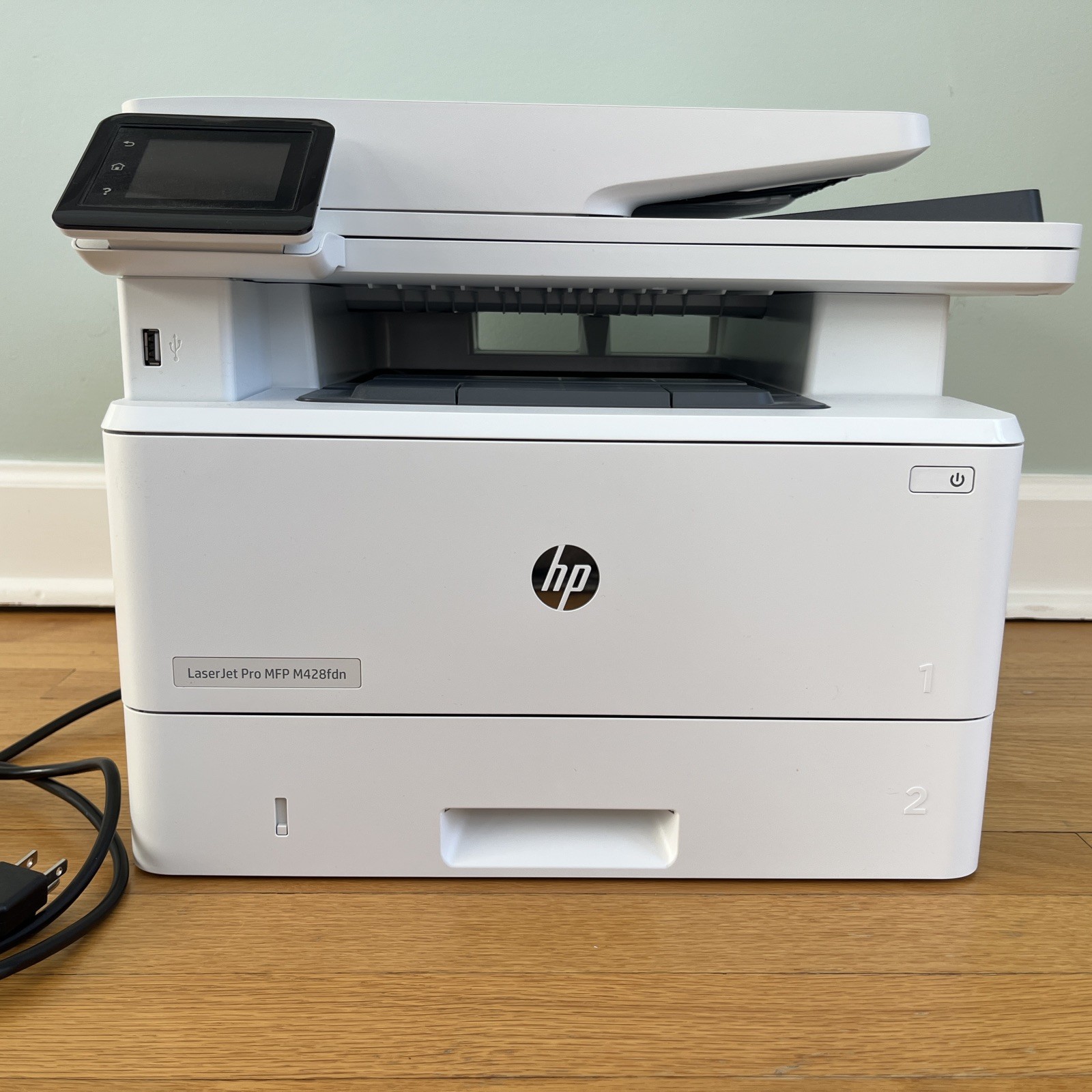 HP LaserJet Pro MFP M428fdn All-in-One Printer with Power Cord