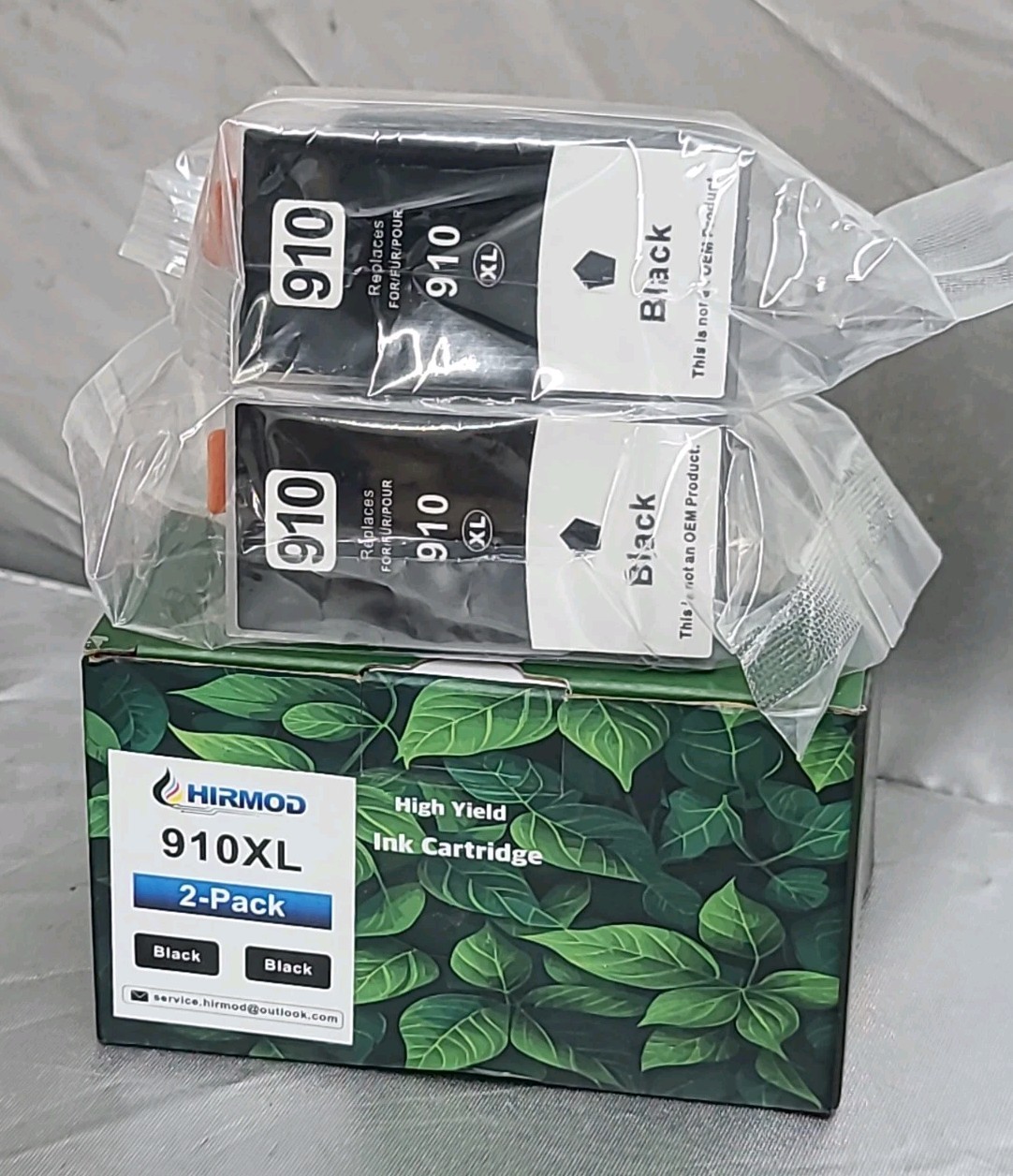 2 PACK - 910XL Compatible Ink Cartridge for HP OfficeJet Pro 8010 8020 8025
