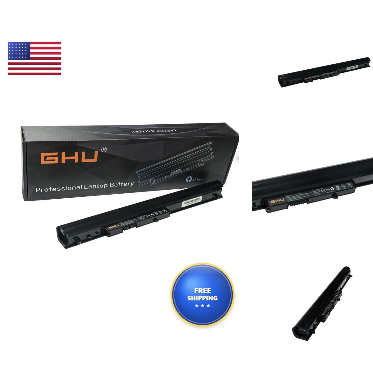 GHU OA04 OA03 Laptop Battery 14.8V Replacement HP 240 250 G2 240 250 G3 255 G3