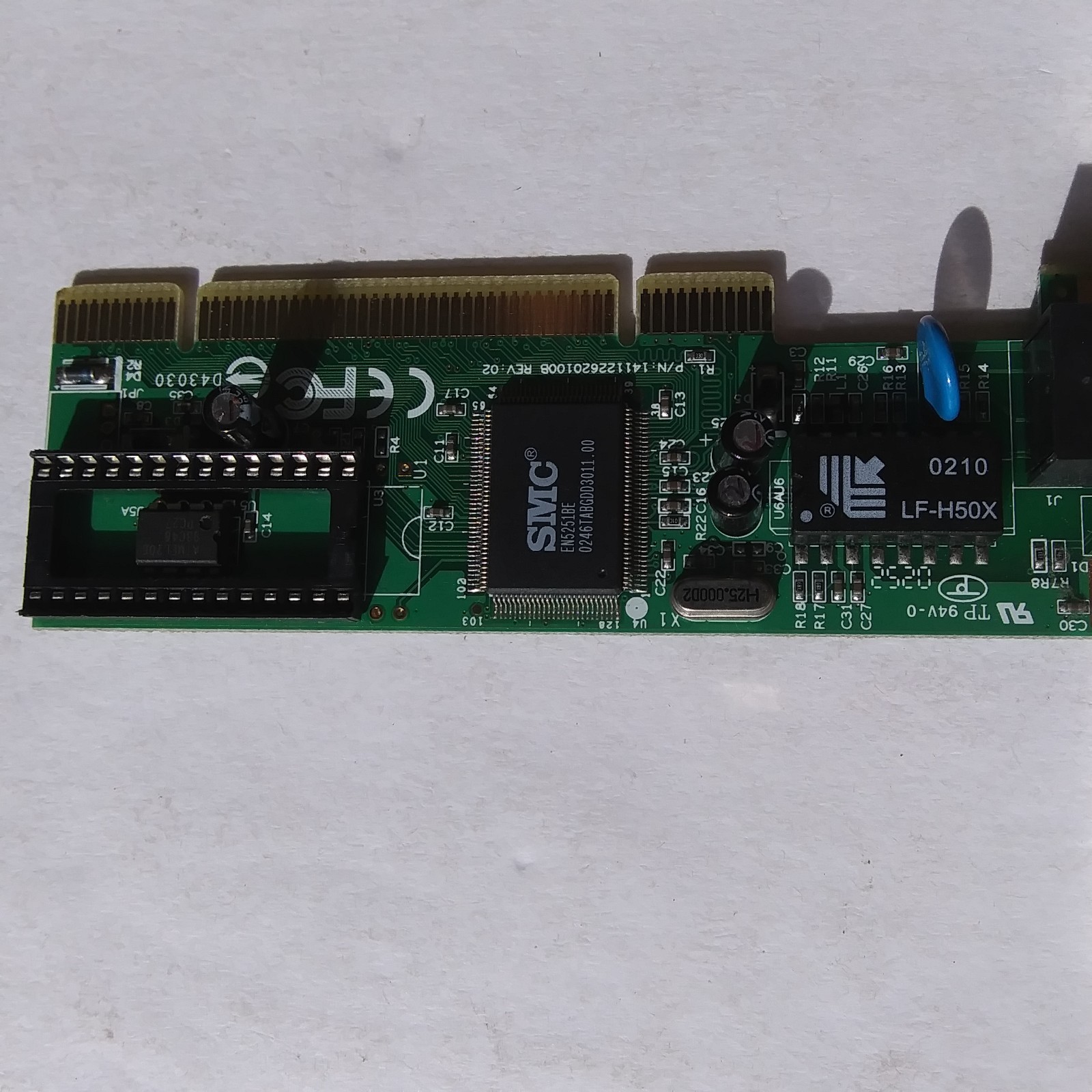 "SMC EZCard 10/100 PCI Ethernet Network Card 83C45 Chip Vintage LAN Adapter"