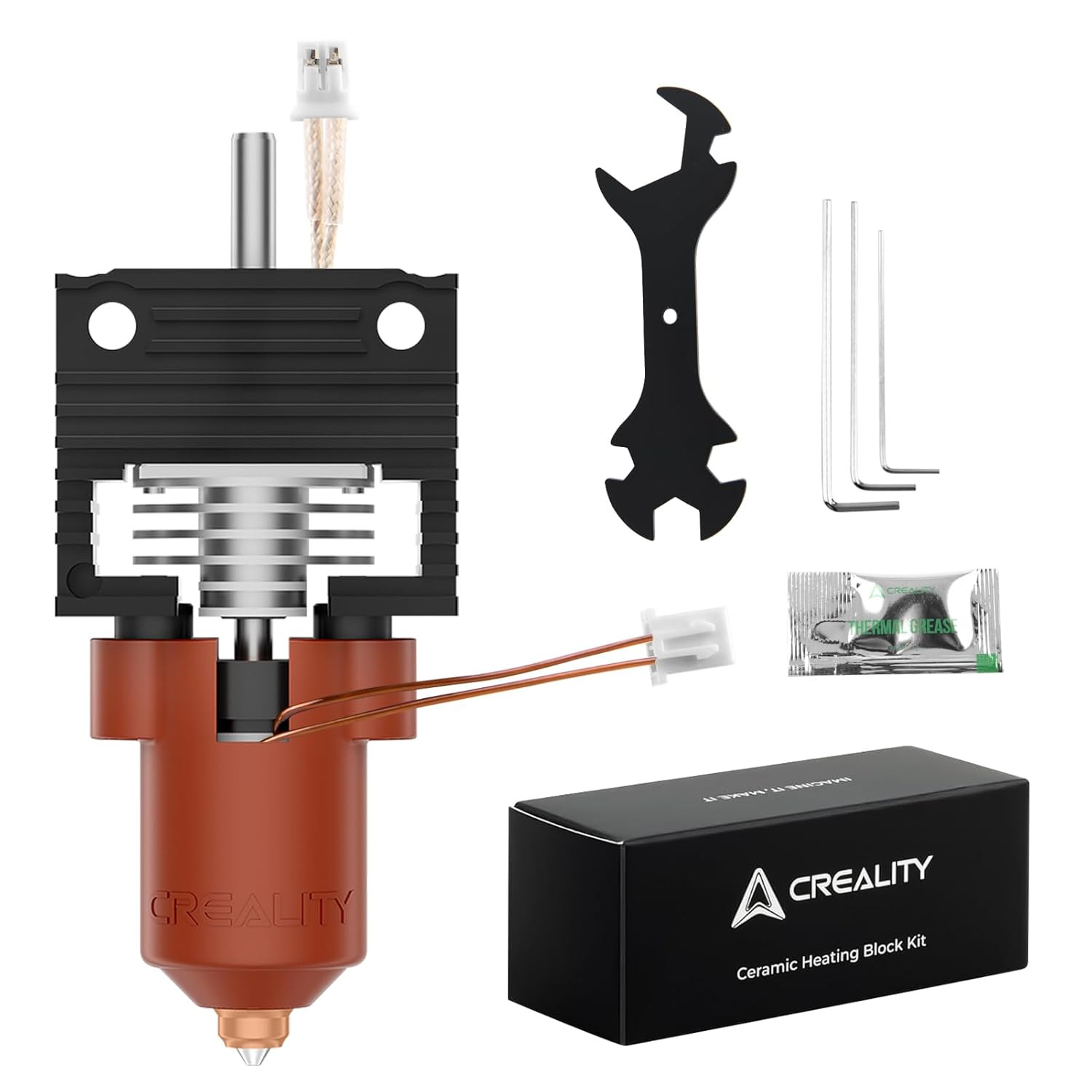 K1/K1 Max/K1C Hotend Upgrades Kit,Ceramic Heating Block Ki