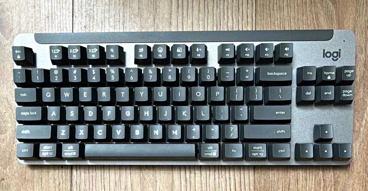 Logitech K855 Wireless Mechanical Keyboard - Gray/Black - QWERTY English