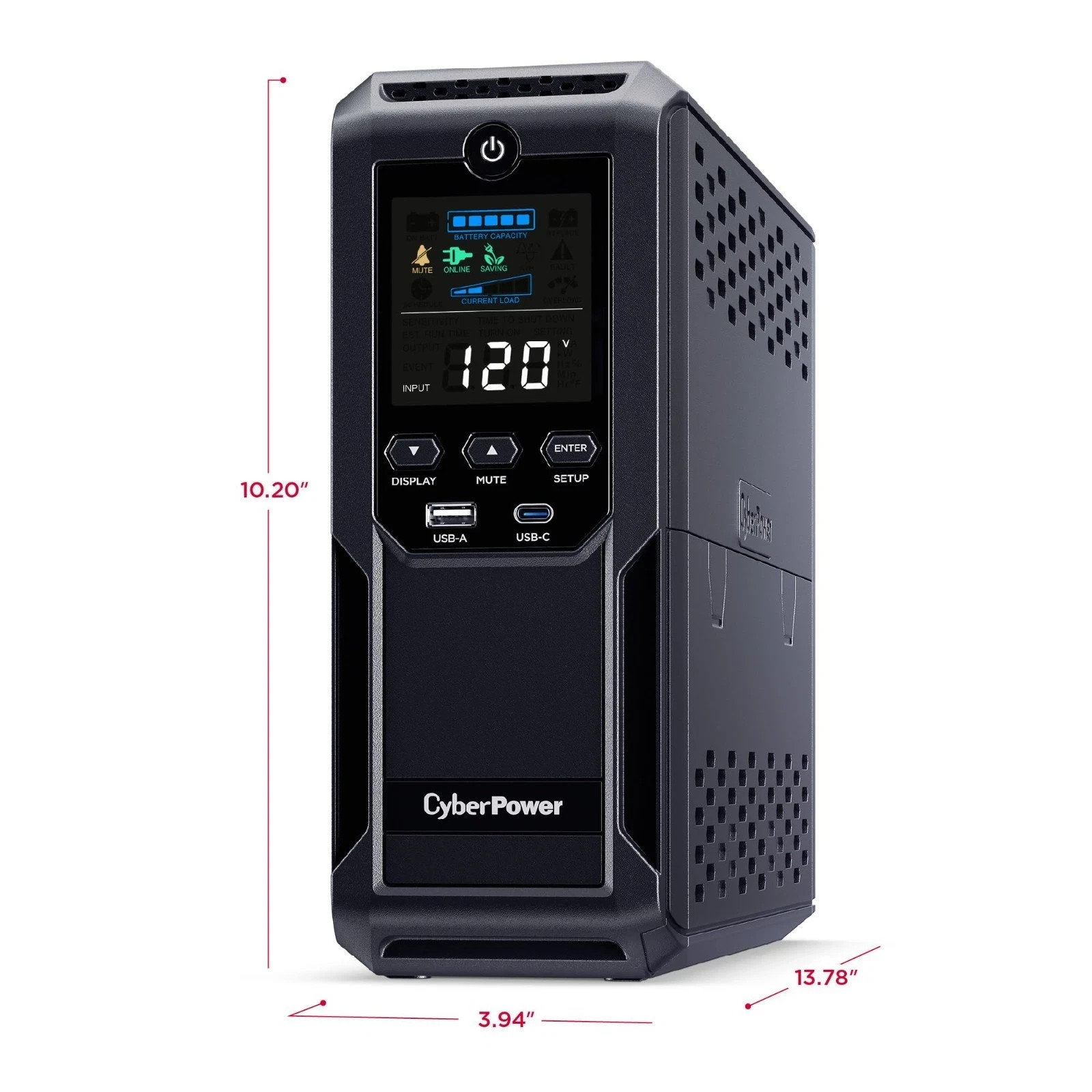 CyberPower CP1500AVRLCD3 Intelligent LCD UPS Battery Backup