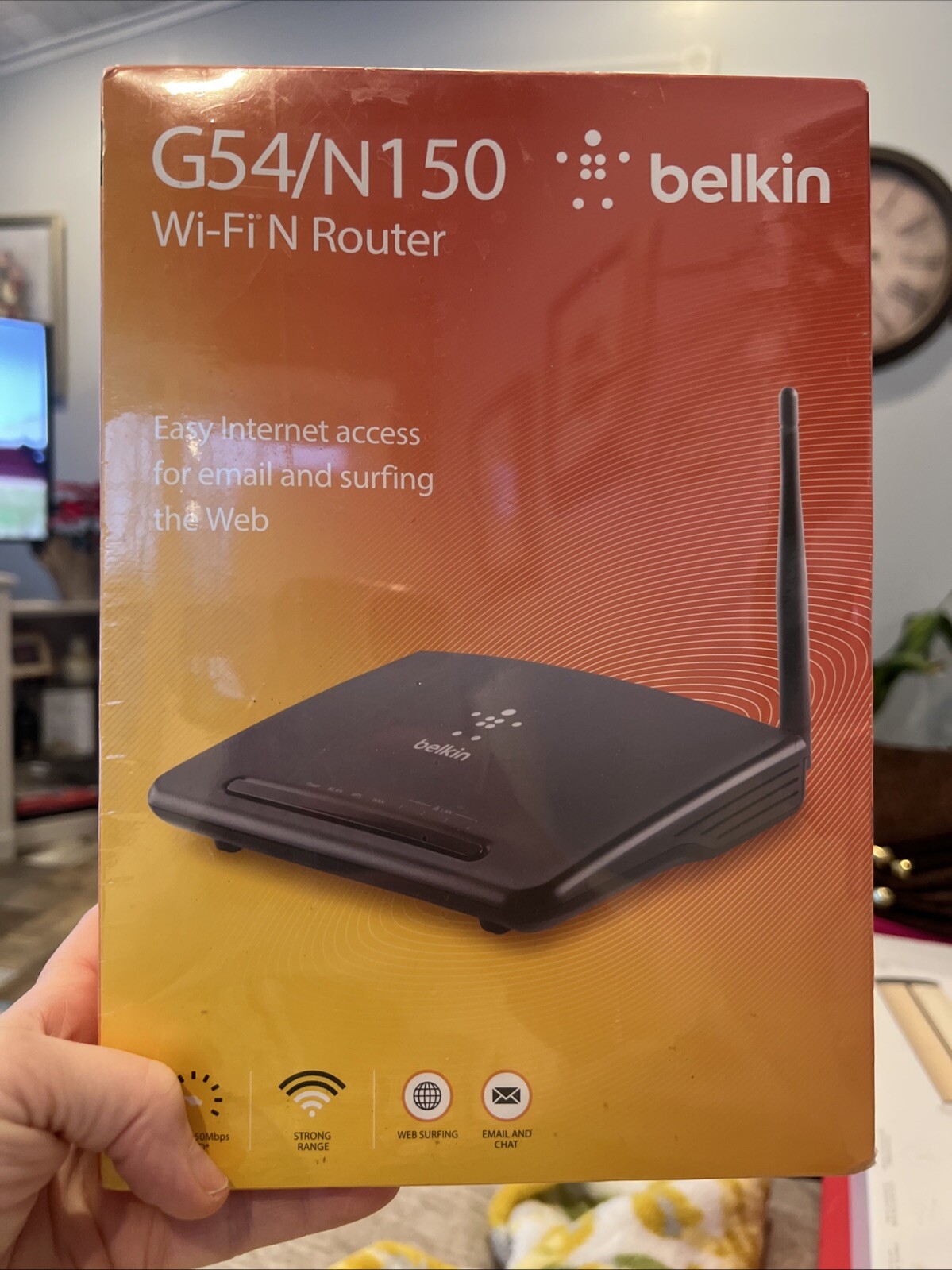 Belkin G54/N150 WiFi N Router Up to 150Mbps NEW IN Sealed Plastic