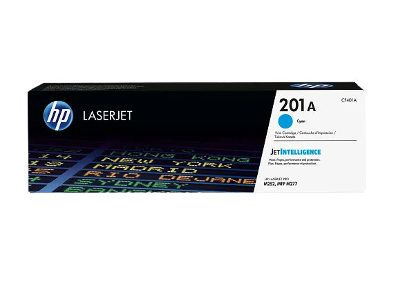 New Open Box HP 201A Cyan Original LaserJet Toner Cartridge, CF401A