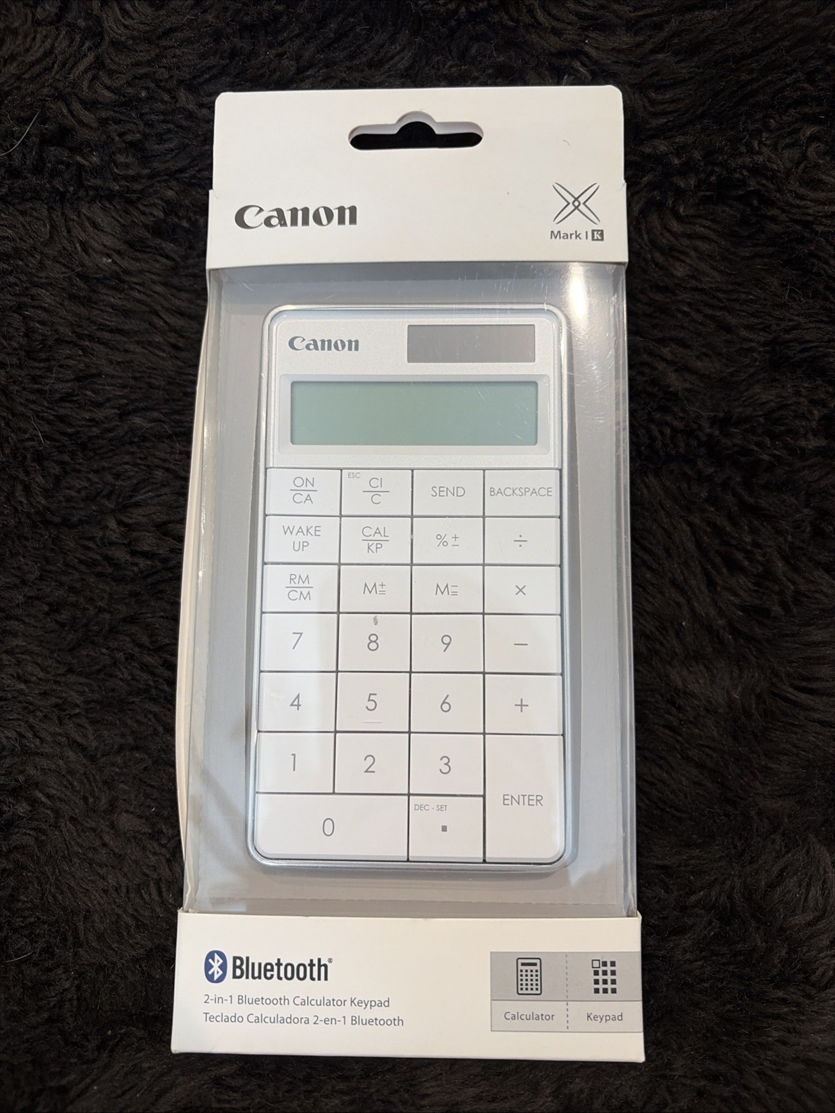 Canon X Mark I K Keypad BT Calculator PC Mac Bluetooth - New-Open Box