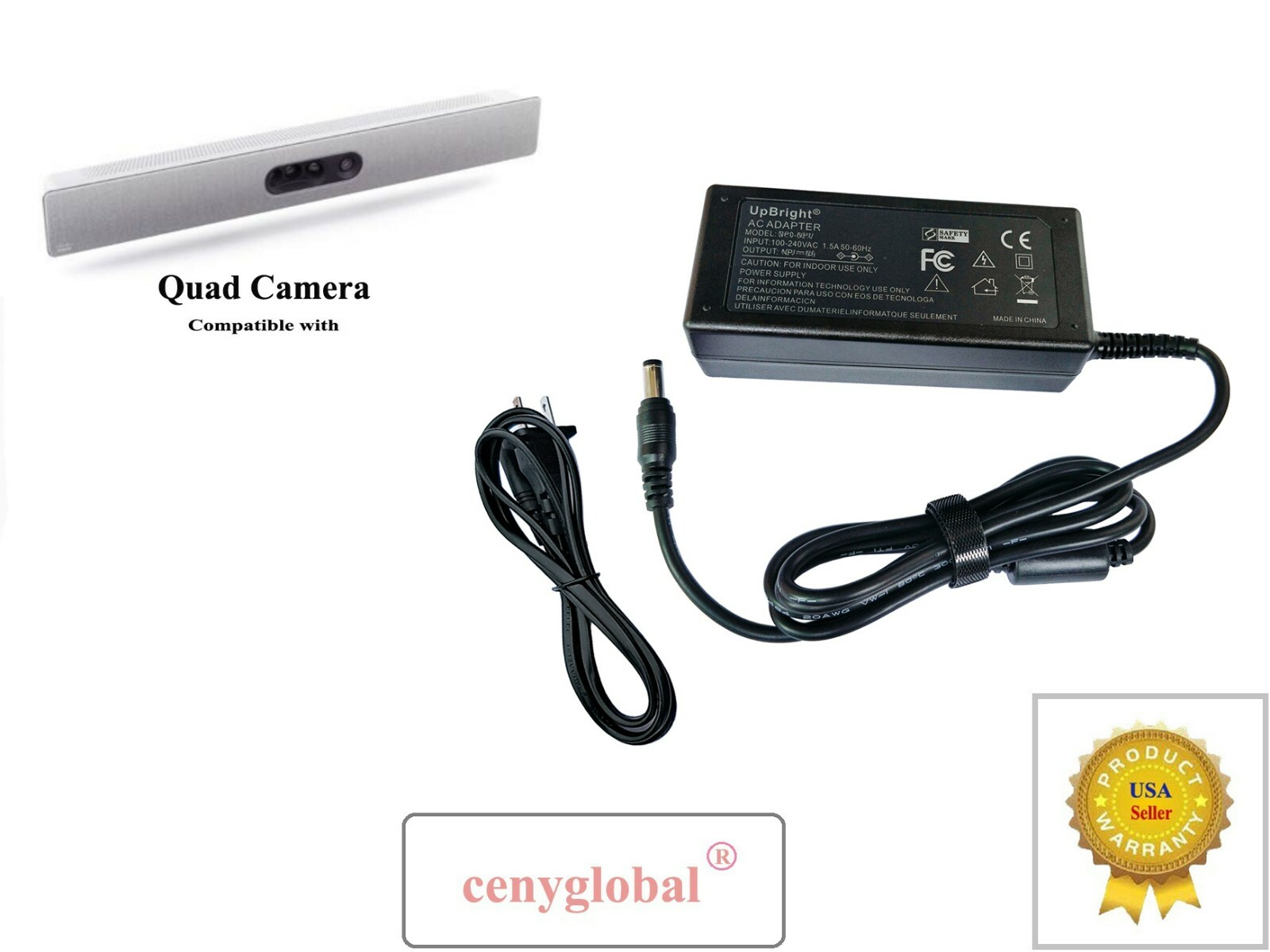 NEW AC Adapter For Cisco TelePresence Precision 60 Camera Power Supply Charger