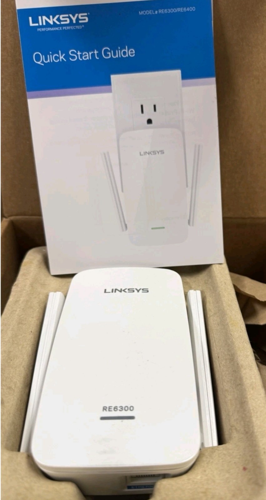 Linksys AC750 Boost Dual-Band Wi-Fi Range Extender RE6300